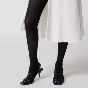 NEW Urban Outfitters Opaque Black Tights - Lot of 3 - NIP Sealed